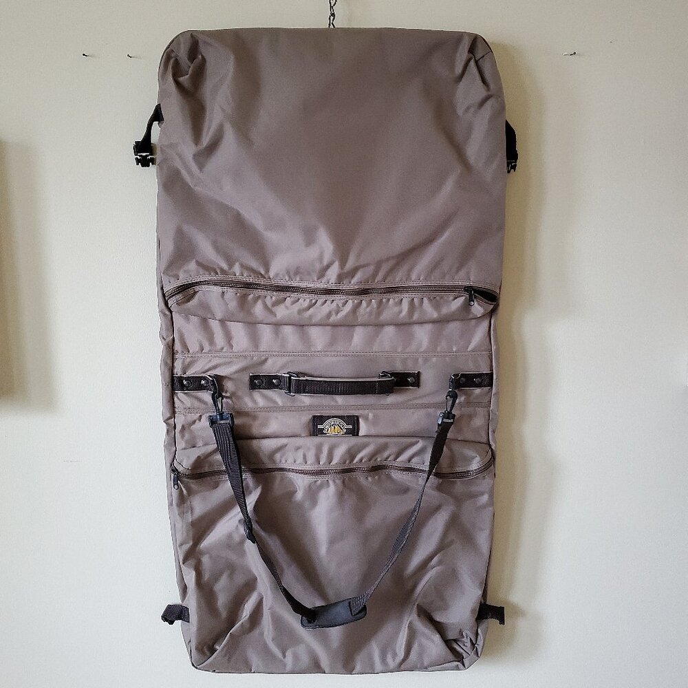 Schooner Club Tan Carry On Foldable Lightweight Garment Bag